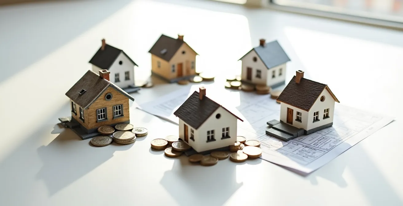 Visual representation of the BRRRR real estate investment cycle showing property transformation