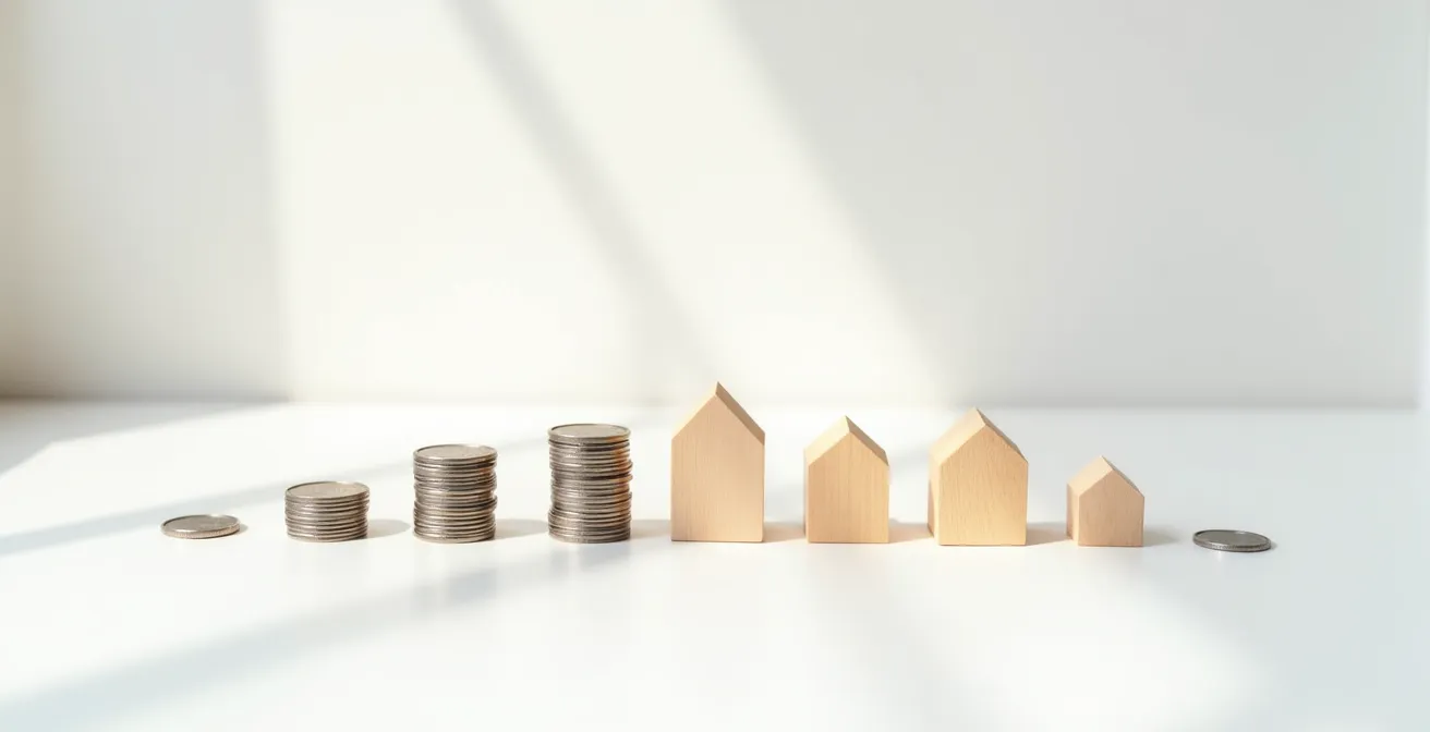 Detailed breakdown visualization of cap rate calculations including hidden maintenance costs