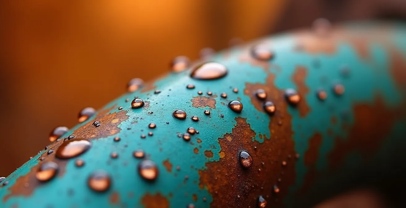 Macro photography showing the erosion effect of inflation on property maintenance funds